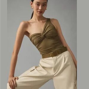 AGOLDE Domino One-Shoulder Top never worn size small